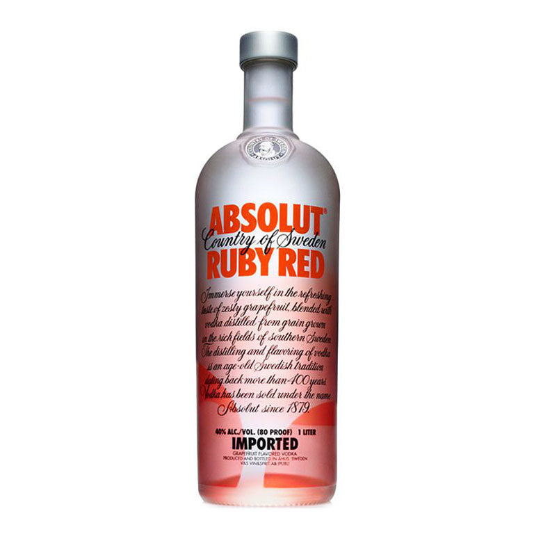 VODKA ABSOLUT RUBY RED 1LT (1 pz)